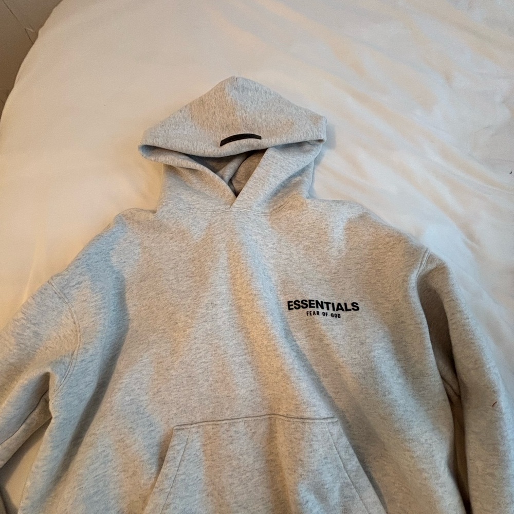 Light oatmeal essentials hoodie